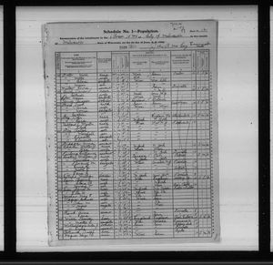 Wisconsin, U.S., State Censuses, 1855-1905