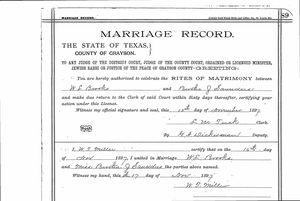 Texas, U.S., Select County Marriage Records, 1837-1965