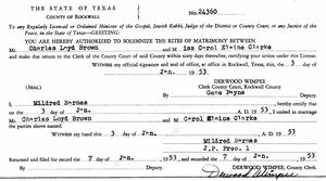 Texas, U.S., Select County Marriage Records, 1837-1965