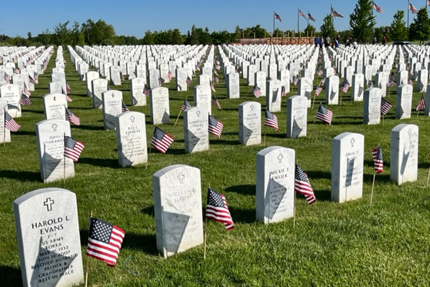 Memorial Day Flag Placement