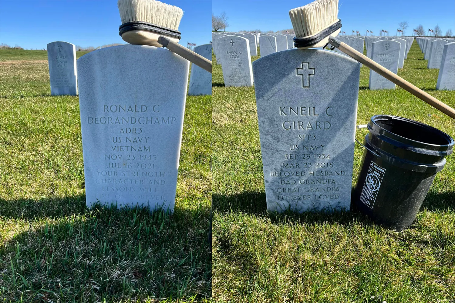 Spring Headstone Cleaning - 2024